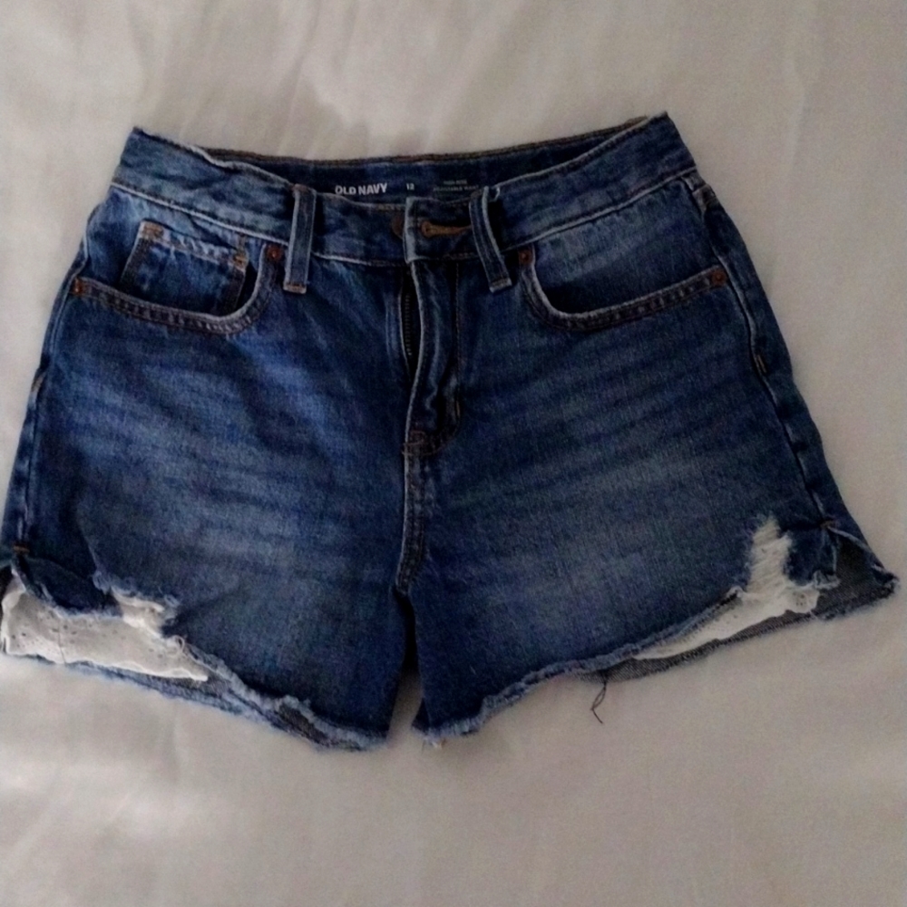 girls jean shorts size 12